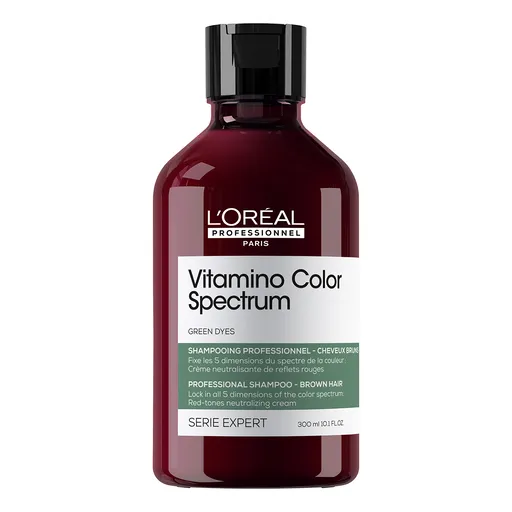 L'Oréal Professionnel Neutralizační šampon pro hnědé vlasy Vitamino Color Spectrum Green Dyes (Professional Shampoo) 300 ml