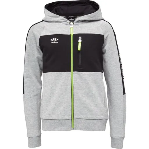 Umbro FLETCHER Chlapecká mikina, šedá, velikost 164-170