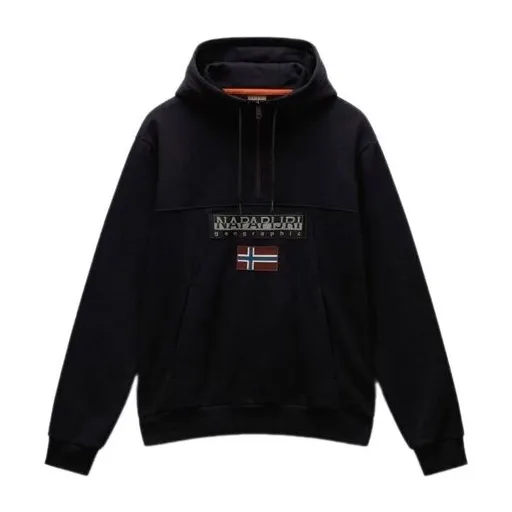 Napapijri BURGEE Pánská mikina, černá, velikost