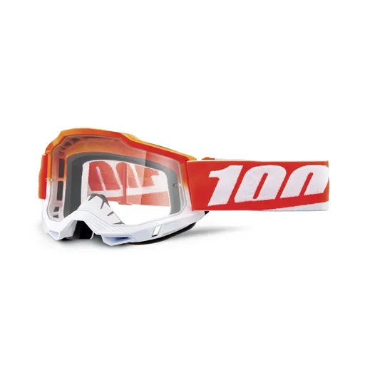 Motokrosové brýle 100% Accuri 2 Matigofun oranžová, čiré plexi
