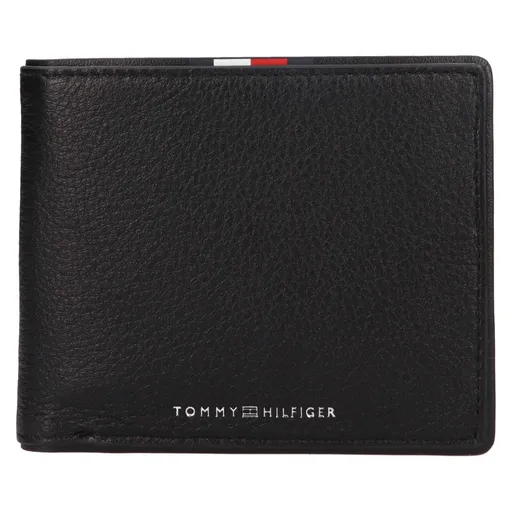 Pánská kožená peněženka Tommy Hilfiger Vigo - černá