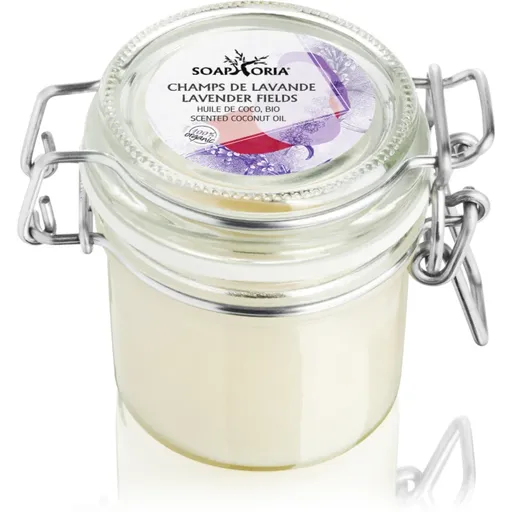 Soaphoria Lavender Fields Scented Coconut Oil bio kokosový olej s vůní levandule 125 ml