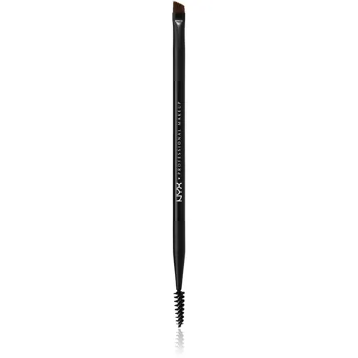 NYX Professional Makeup Pro Dual štětec pro úpravu obočí 1 ks