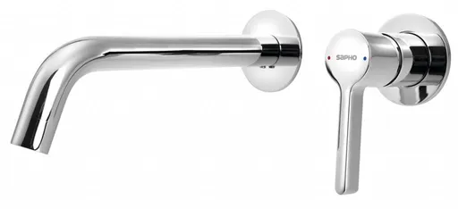 SAPHO ICONIC podomítková dvouprvková umyvadlová baterie, chrom AF008