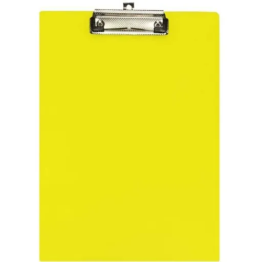 Desky s klipem A4 žluté