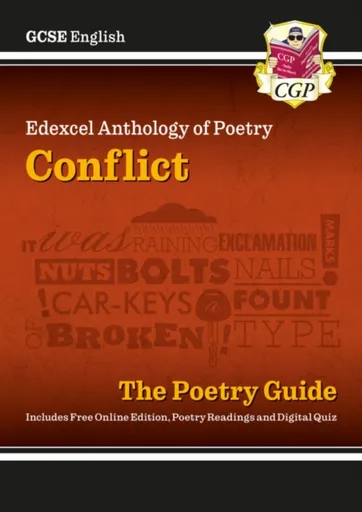 GCSE English Edexcel Poetry Guide - Conflict Anthology includes Online Edition, Audio & Quizzes - CGP Books