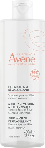 Avène Odličovací micelární voda na normální a citlivou pleť (Make-up Removing Micellar Water) 400 ml