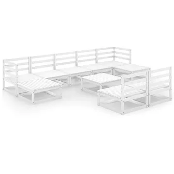 10dílná zahradní sedací souprava masivní borovice, 3076090 (3076090)