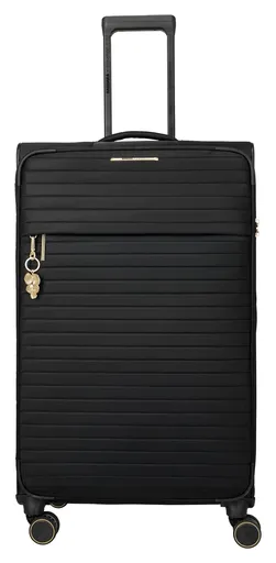 Velký textilní kufr na kolečkách Travelite BARBARA Stepp L Black