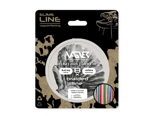 Vagner Šňůra Braided Line Reflex Multicolor - 0,60mm 300m,Vagner Šňůra Braided Line Reflex Multicolor - 0,60mm 300m