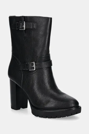 Kožené kotníkové boty Lauren Ralph Lauren Lyvia