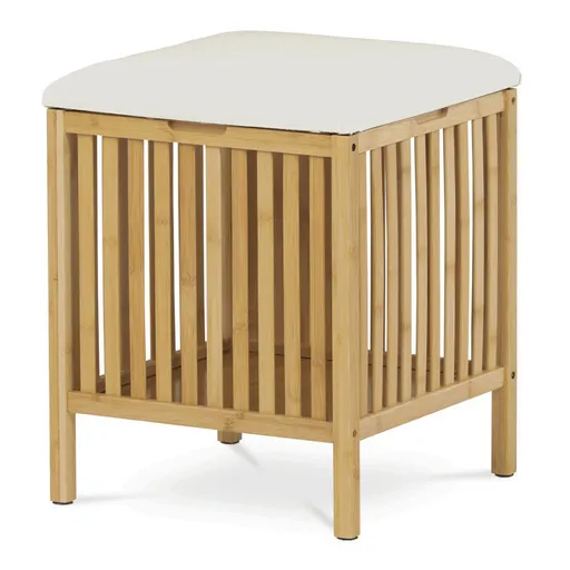 Taburet s úložným prostorem B066 NAT, bambus