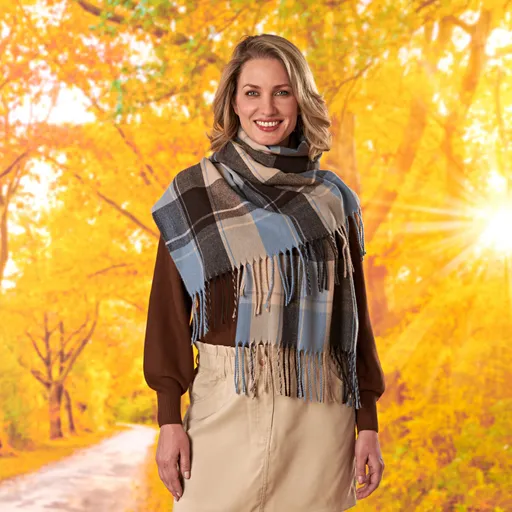 Šála s třásněmi