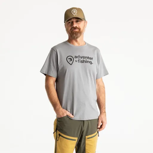 Adventer & fishing Tričko krátký rukáv Steel,Adventer & fishing Tričko krátký rukáv Steel