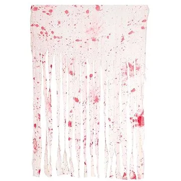 Krvavý závěs na dveře - halloween - 115 x 150 cm (8434077264560)