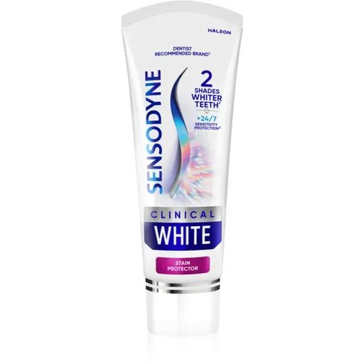Sensodyne Clinical White Stain Protector bělicí zubní pasta 75 ml