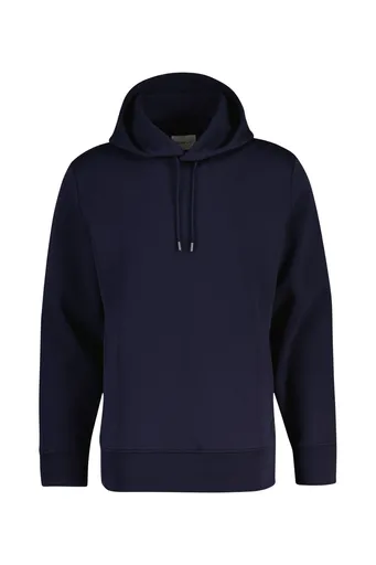 MIKINA GANT INTERLOCK HOODIE EVENING BLUE