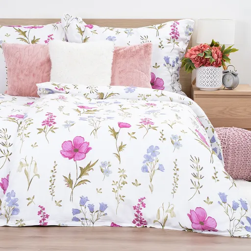 4Home Mušelínové povlečení Wildflower Harmony, 140 x 200 cm, 70 x 90 cm