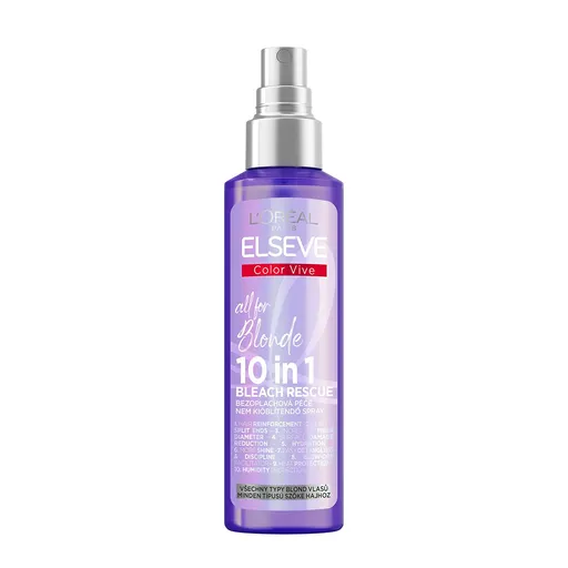 L'Oréal Paris Bezoplachová péče pro blond vlasy Color Vive Purple All For Blonde 10 in 1 (Spray) 150 ml