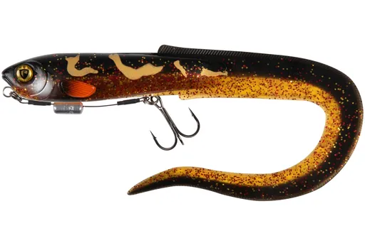 Fox rage gumová nástraha slick eel loaded uv burbot - 28 cm 57 g #1/0