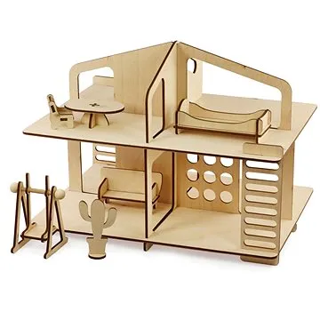 Ulanik Dřevěný domeček pro panenky (UL-DK001)