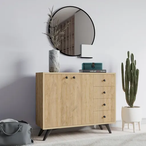 Víceúčelová skříňka Waga - Oak