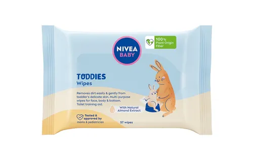 Nivea baby Toddies čisticí ubrousky 57 ks