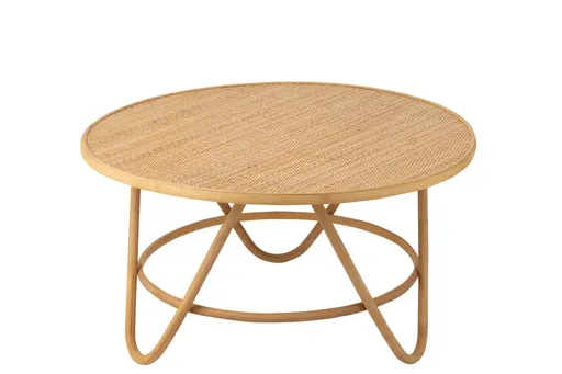 Přírodní ratanový konferenční stolek Balia Rattan Natural L - Ø 80*44 cm J-Line by Jolipa