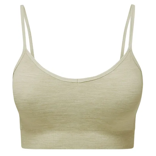 TriDri® Bezešvá sportovní podprsenka 3D Fit - Šalvějový melír | XS