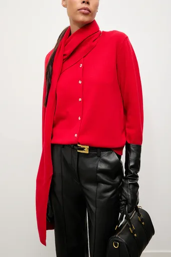 Kardigan z merino vlny se šálou Answear.LAB