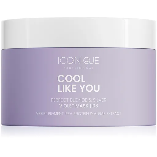 ICONIQUE Professional Maska pro studenou & zářivou blond Cool Like You (Violet Mask) 200 ml