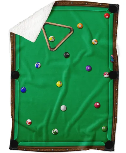 Deka Kulečníkový stůl (Podšití beránkem: ANO)