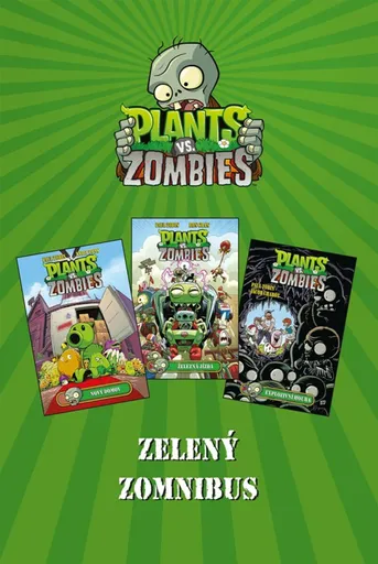 Plants vs. Zombies - zelený zomnibus (poškozená)