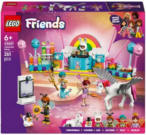 Kostýmová párty s jednorožcem a vílou - Friends (42661)