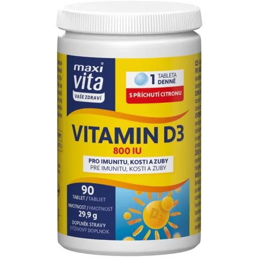 VITAR MAXI VITA VITAMIN D3 90 TBL., DÓZA Doplněk stravy, , velikost