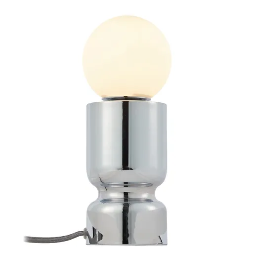 CHROME Stolní lampa 23 cm - stříbrná