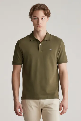 POLOKOŠILE GANT TEXTURED POLO JUNIPER GREEN