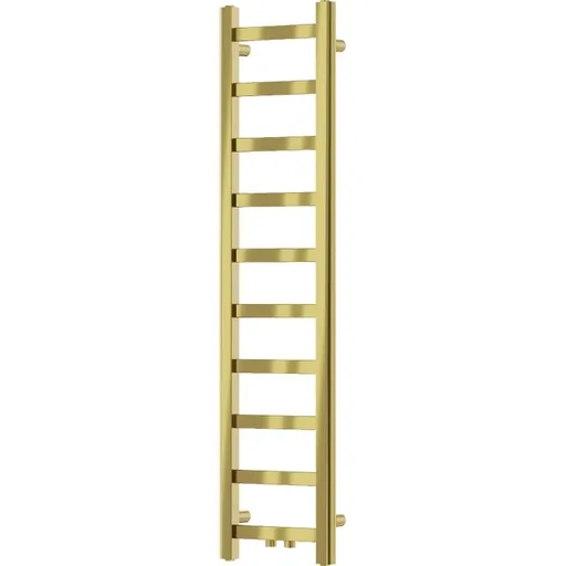 MEXEN Bolt otopný žebřík/radiátor 1200 x 300 mm, 189 W, zlatá W126-1200-300-00-50