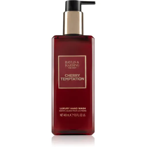 Baylis & Harding The Edit Cherry Temptation luxusní tekuté mýdlo Cherry, Jasmine & Sandalwood 400 ml