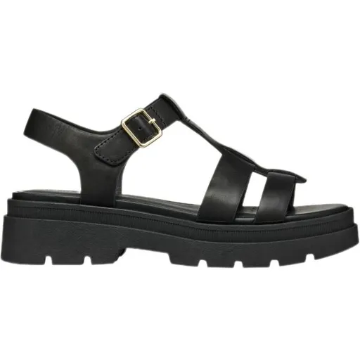 Geox D ADACTER S Dámské sandály, černá, velikost