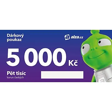 Dárkový poukaz Alza.cz na nákup zboží v hodnotě 5000 Kč
