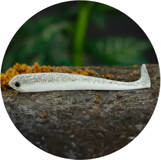 Redbass gumová nástraha ripper swimmer slim white g - s 70 mm