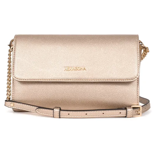 Menší dámská kabelka na mobil a doklady Hexagona Gloria - zlatá