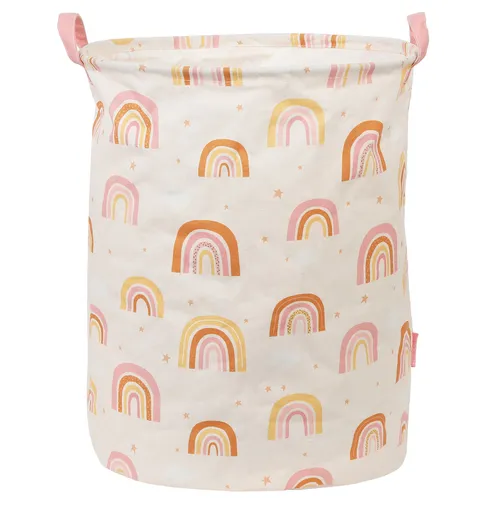 A Little Lovely Company úložný koš na hračky - duha