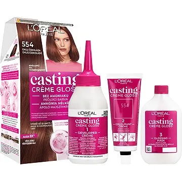 L'ORÉAL CASTING Creme Gloss 554 Chilli čokoláda (3600522404965)