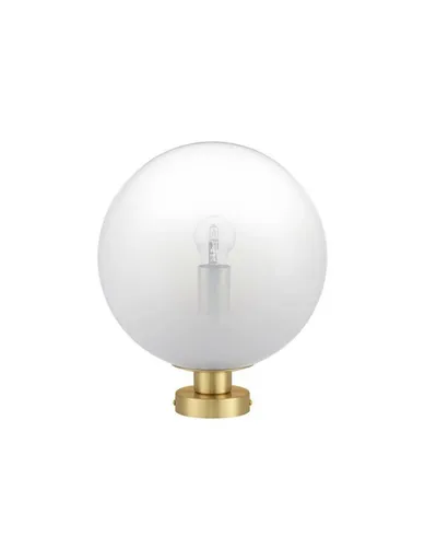 NOVA LUCE stropní svítidlo JIAN mosazný zlatý kov a bílé sklo s přechody E27 1x12W 230V IP20 bez žárovky 9028839