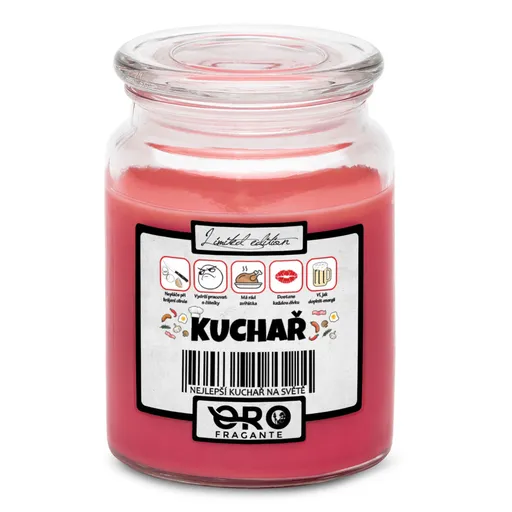 Svíčka Kuchař 100% (Vůně svíčky: Višně v čokoládě)