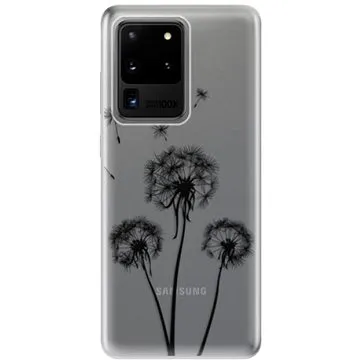iSaprio Three Dandelions - black pro Samsung Galaxy S20 Ultra (danbl-TPU2_S20U)