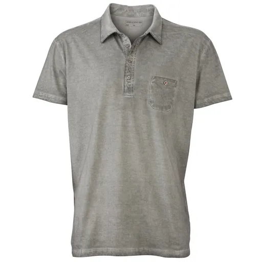 James & Nicholson (Daiber) Pánská Gipsy polokošile JN988 - Šedá | S