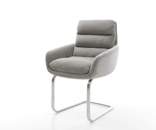 Jídelní židle Abelia-Flex s područkami strukturovaná látka